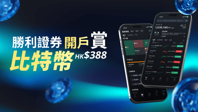 新客戶迎新獎賞送比特幣HK$388